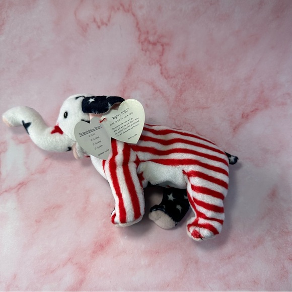 Ty Beanie Baby Righty 2000 with heart tag - Picture 6 of 9